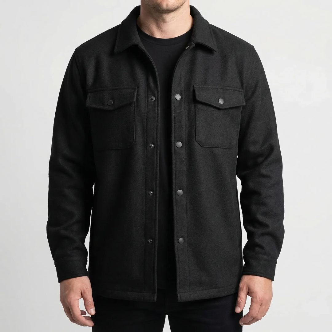 Shacktor - Classic Collar Shirt Jacket For Men
