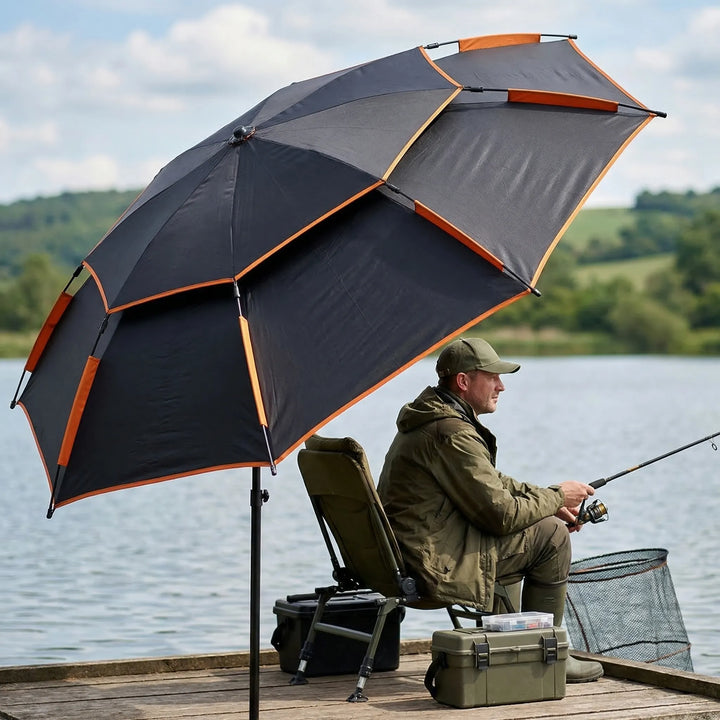 Shadecast - Large Tiltable Outdoor Fishing Umbrella