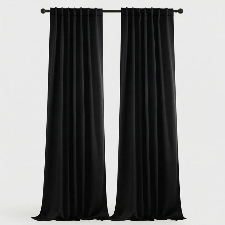 Shadorra - Thermal Blackout Rod Pocket Curtain Panels