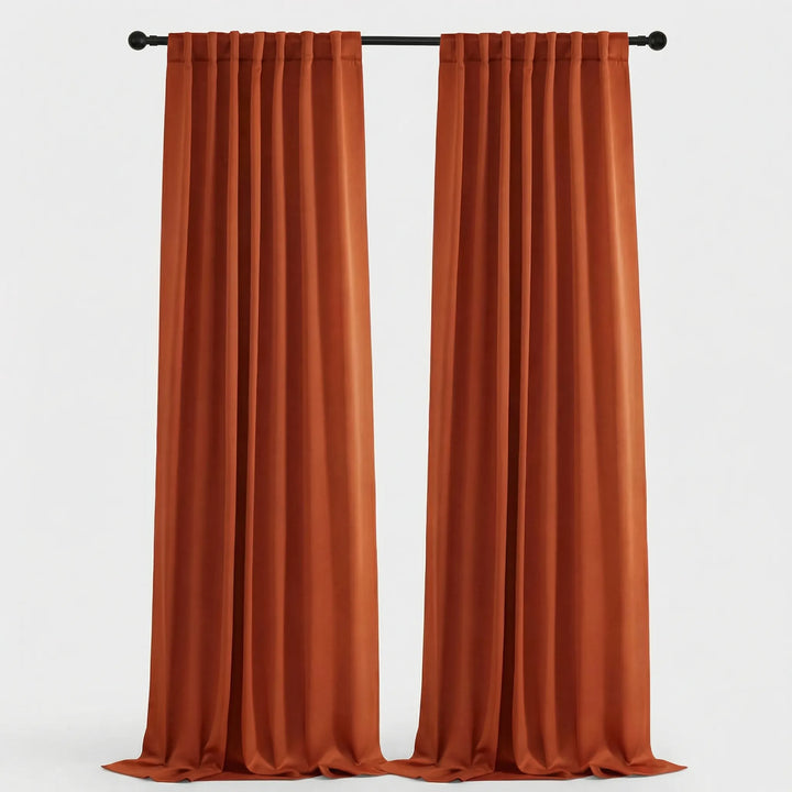 Shadorra - Thermal Blackout Rod Pocket Curtain Panels