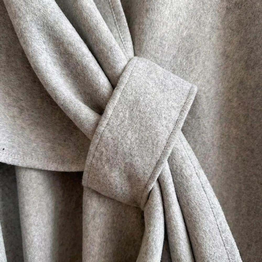 Shawlova - Open-Front Shawl Wrap Coat For Women