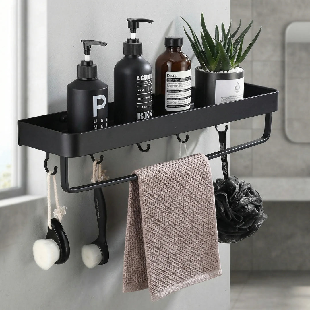 Shelvoro - Wall-Mounted Bathroom Storage Shelf
