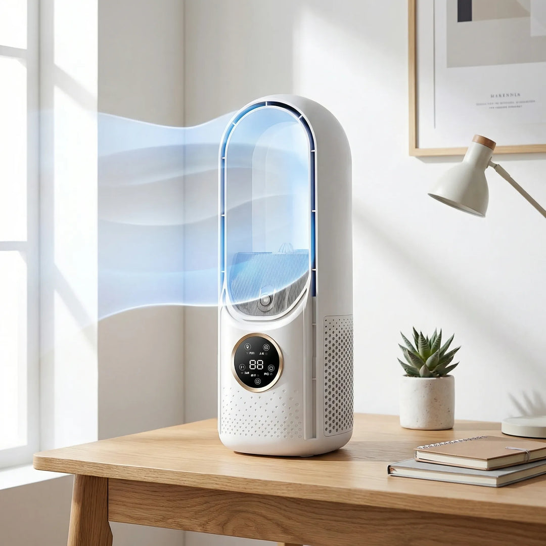 Silqool - Bladeless Tabletop Personal Air Cooler