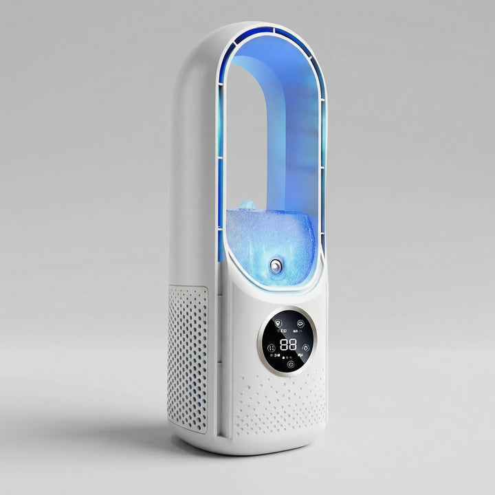 Silqool - Bladeless Tabletop Personal Air Cooler
