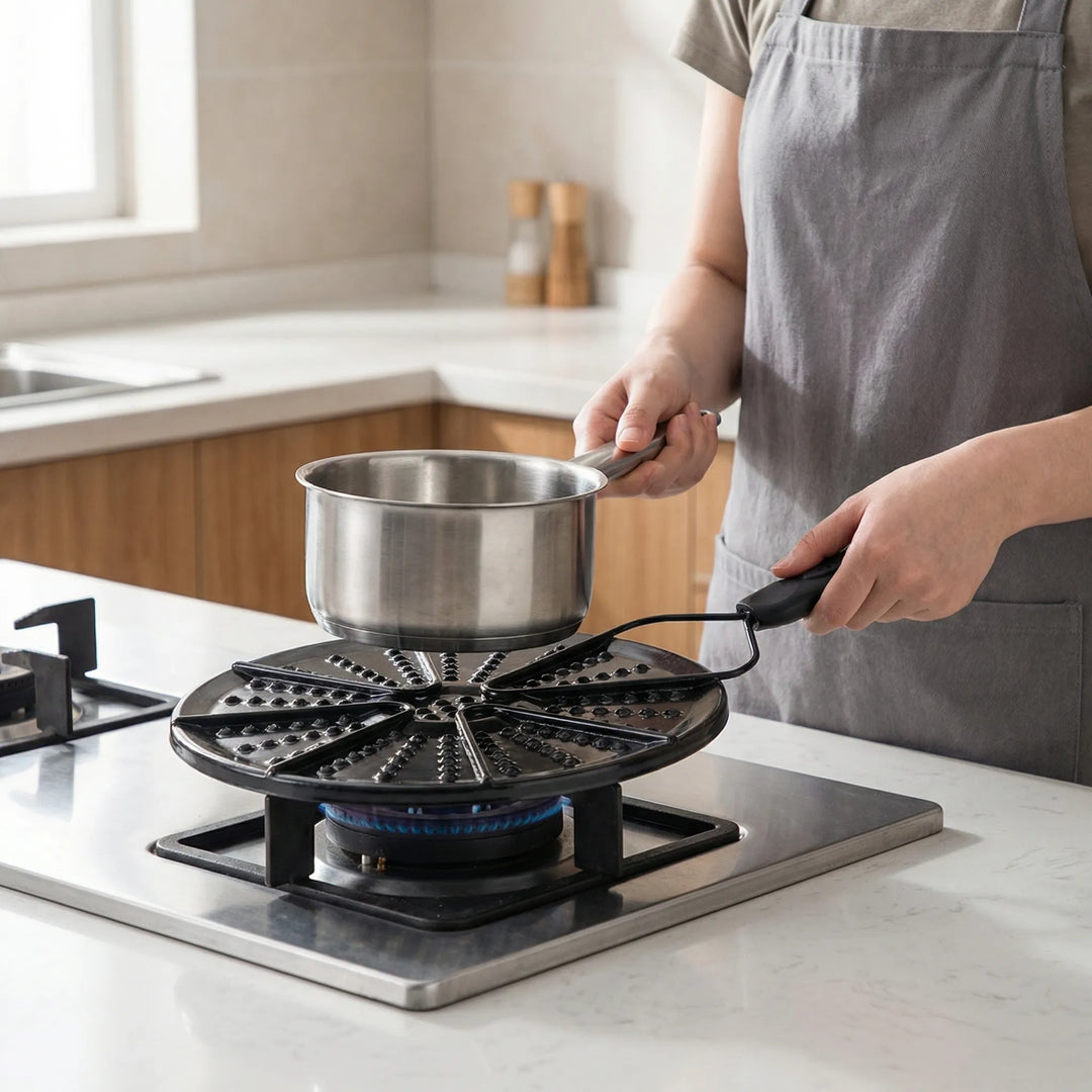 Simmrix - Round Stovetop Heat Diffuser Plate