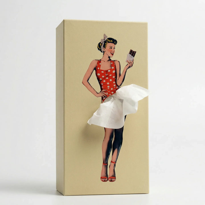 Skirtisse - Vintage Pop-Art Decorative Tissue Holder