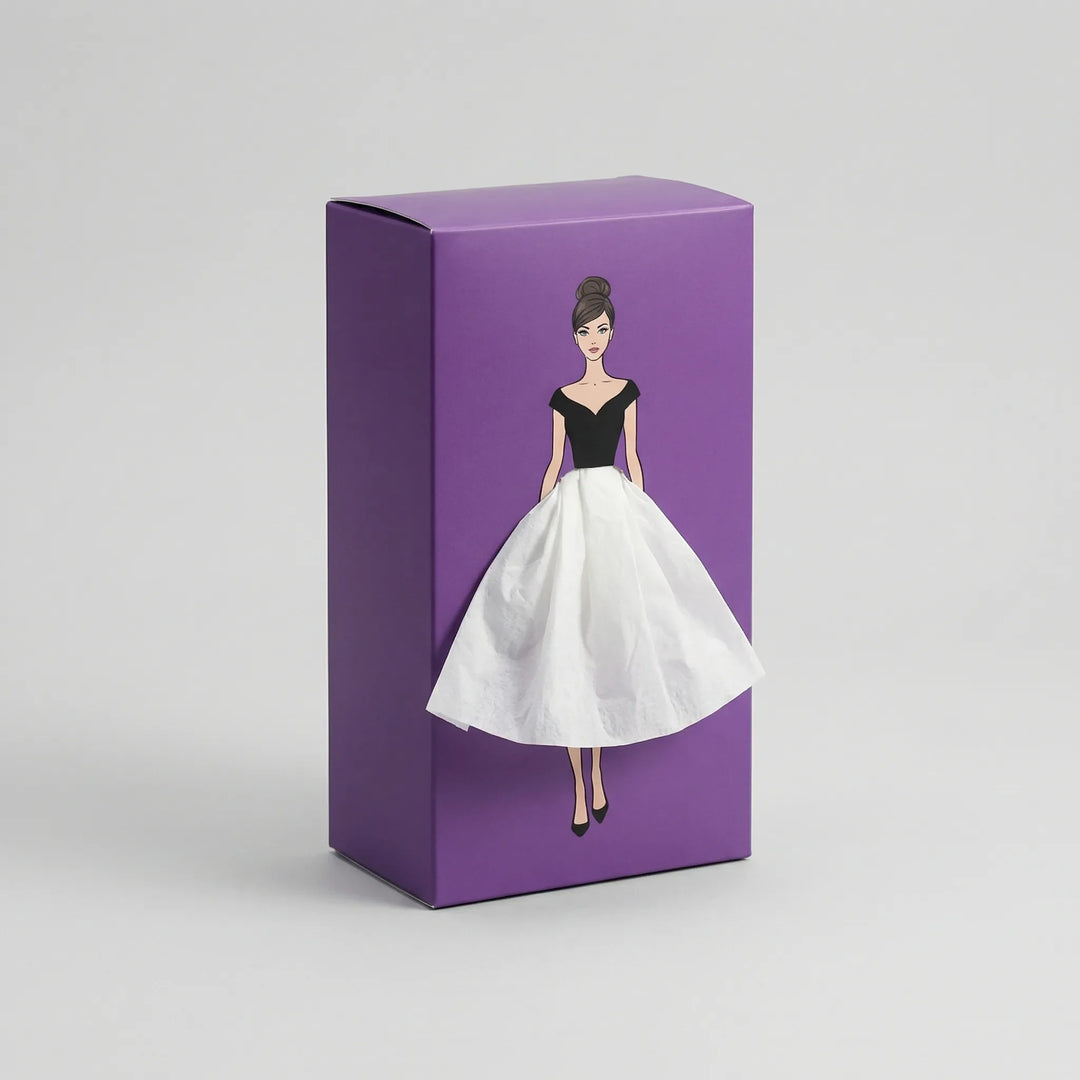 Skirtisse - Vintage Pop-Art Decorative Tissue Holder