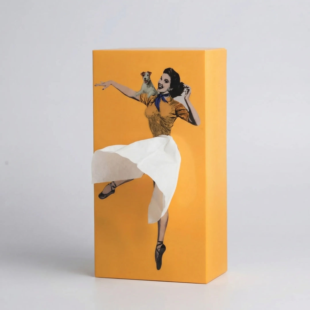 Skirtisse - Vintage Pop-Art Decorative Tissue Holder