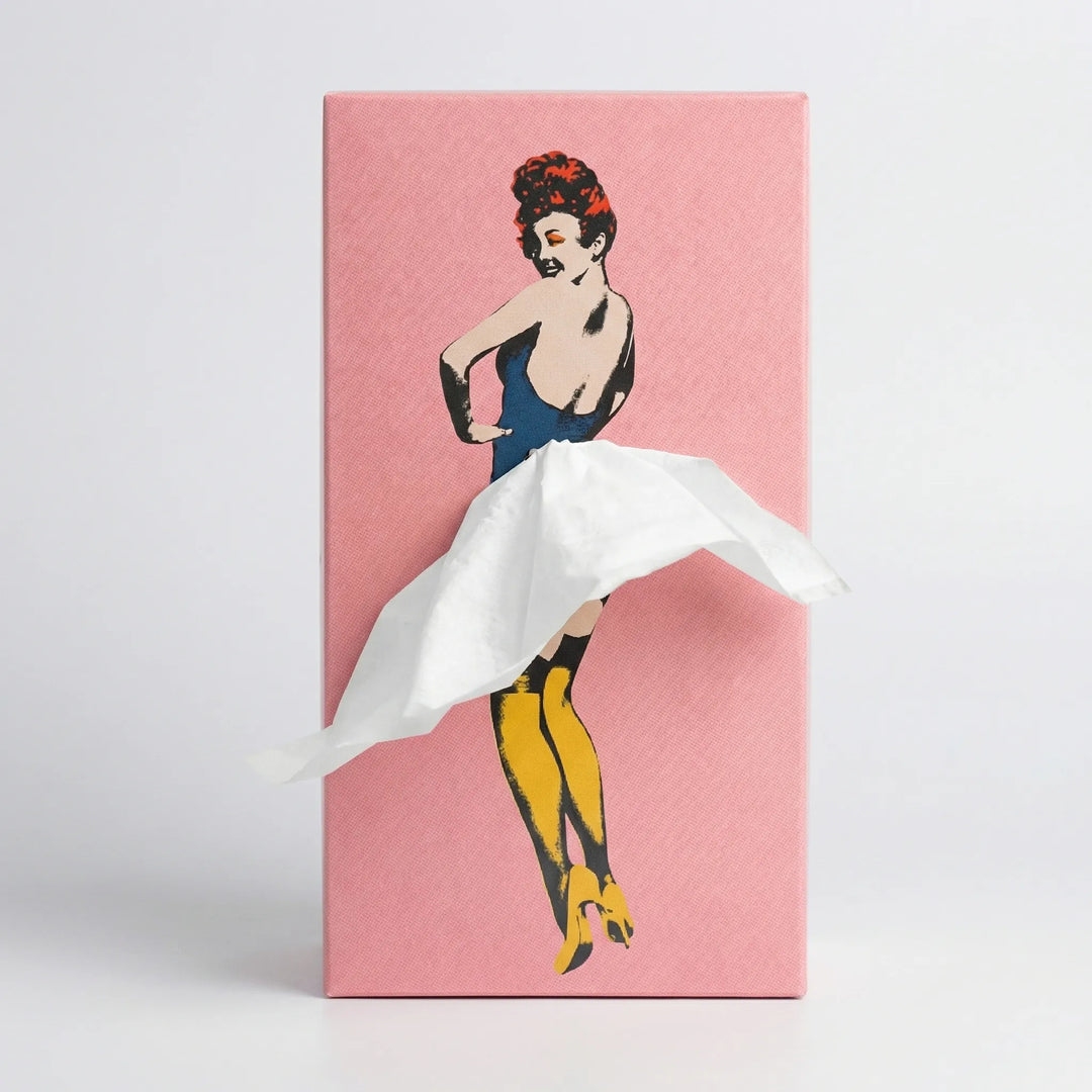 Skirtisse - Vintage Pop-Art Decorative Tissue Holder
