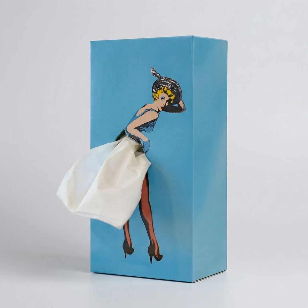 Skirtisse - Vintage Pop-Art Decorative Tissue Holder