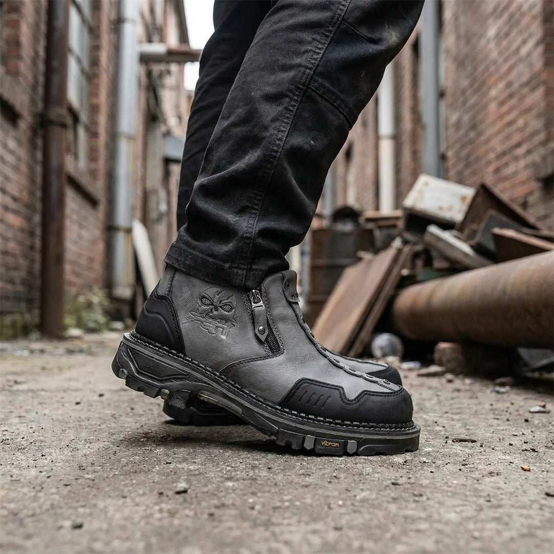 Skullgrip - Men's Skull Accent Ankle Boot
