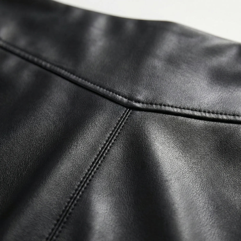 Sleekova - High-Waisted Knee-Length Pencil Skirt