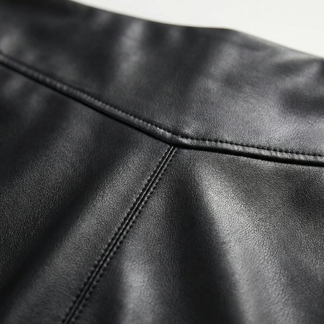 Sleekova - High-Waisted Knee-Length Pencil Skirt