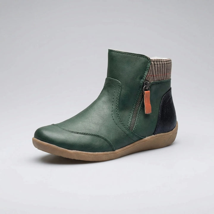 Sleetova - Mid-Ankle Zip-Up Winter Bootie