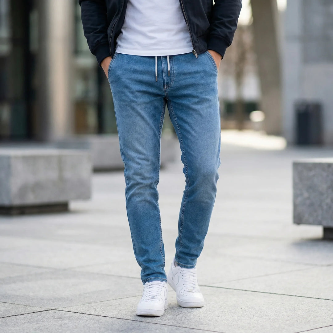 Slimvex - Slim-Fit Tapered Stretch Jeans