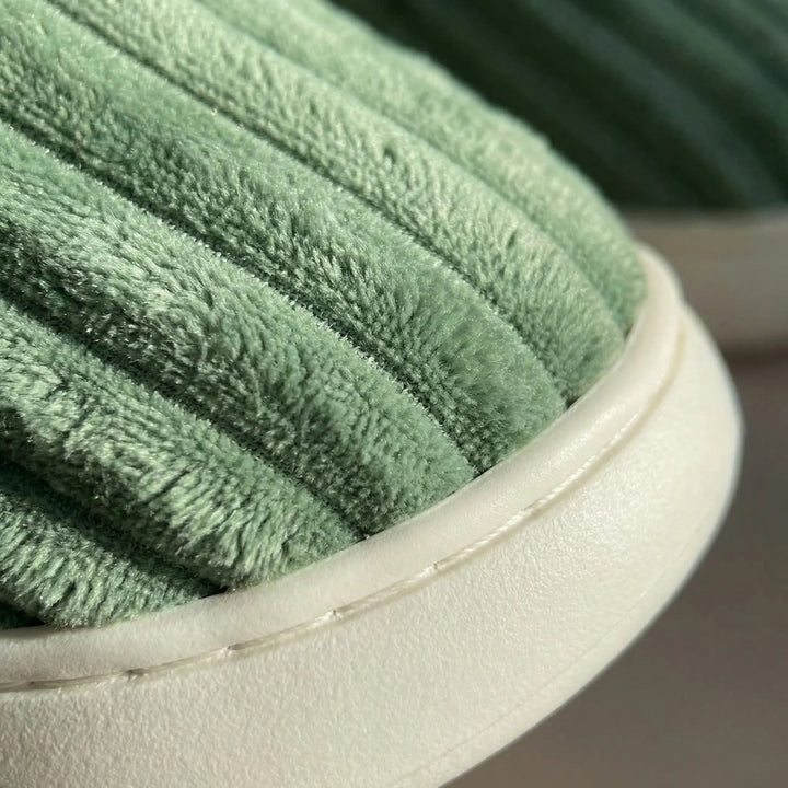 Slumbex - Plush-Lined Indoor Bootie Slipper