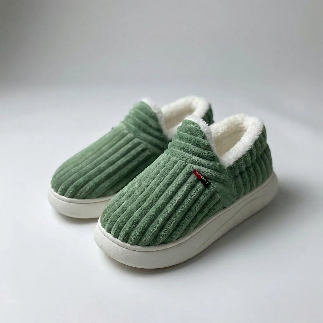 Slumbex - Plush-Lined Indoor Bootie Slipper