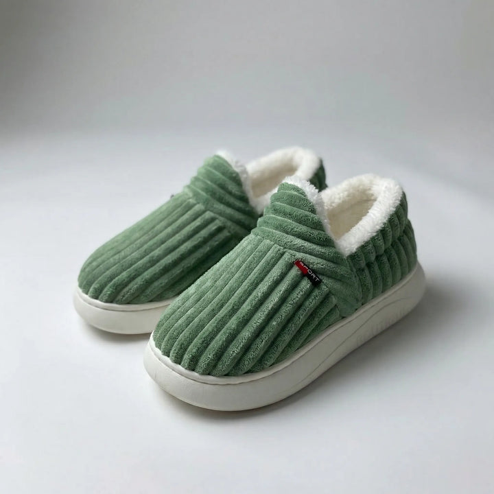 Slumbex - Plush-Lined Indoor Bootie Slipper