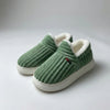 Plush-Lined Inomhus Bootie Toffel för Kvinnor