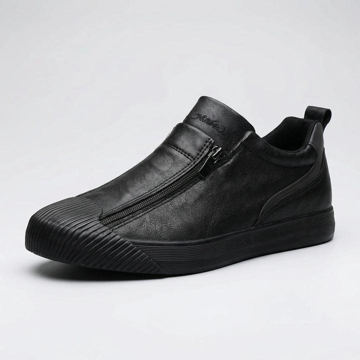 Slyvoro - Low-Profile Zip-Entry Casual Sneaker