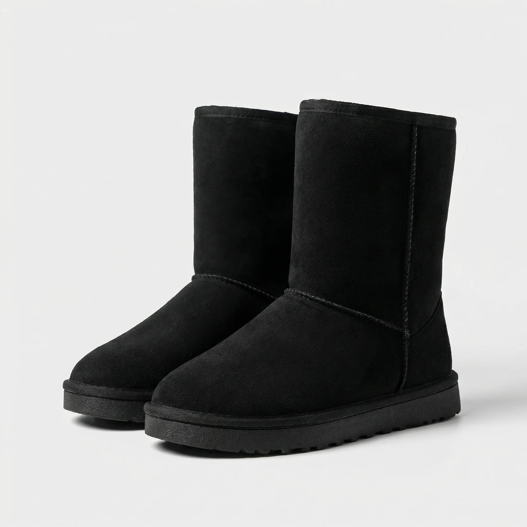 Slyvra - Slip-On Mid-Calf Ankle Boot