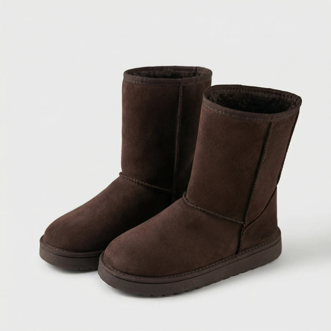 Slyvra - Slip-On Mid-Calf Ankle Boot