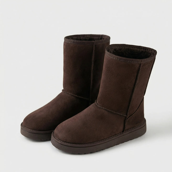 Slyvra - Slip-On Mid-Calf Ankle Boot