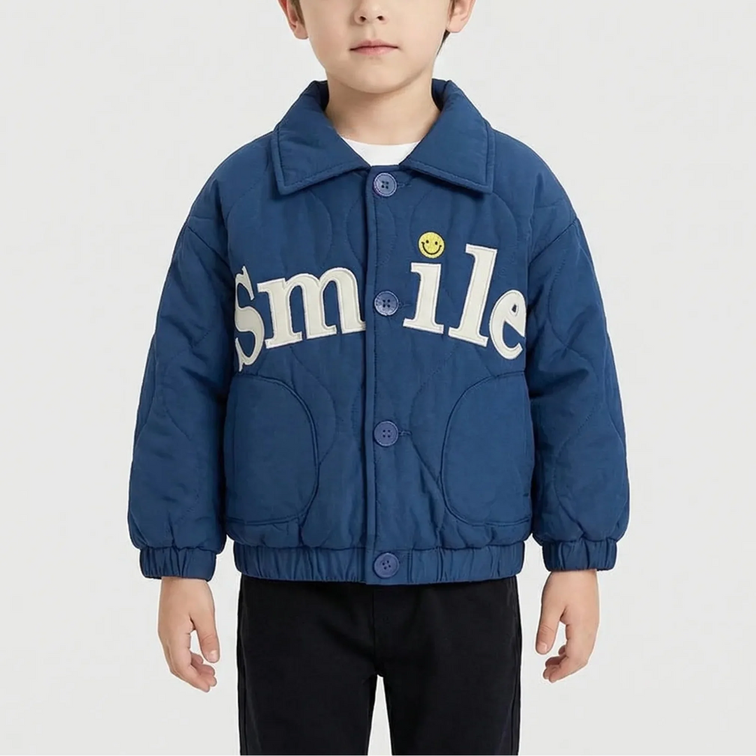 Smilux - Quilted Kids Winter Jacket With Graphic