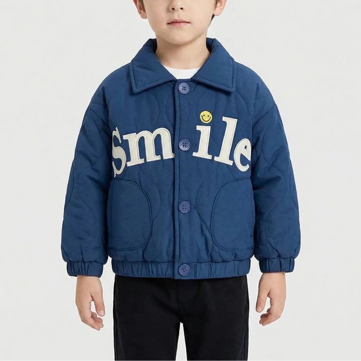 Smilux - Quilted Kids Winter Jacket With Graphic