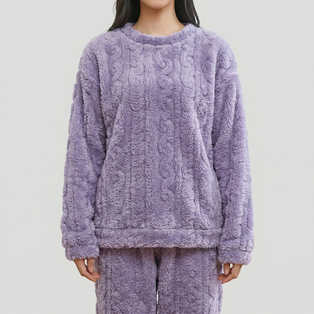 Snuglora - Matching Fleece Pullover Pajama Set