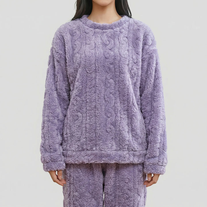 Snuglora - Matching Fleece Pullover Pajama Set