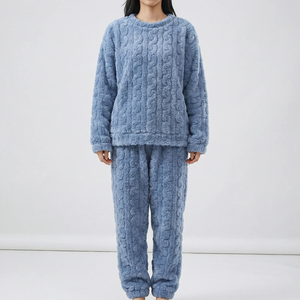 Snuglora - Matching Fleece Pullover Pajama Set