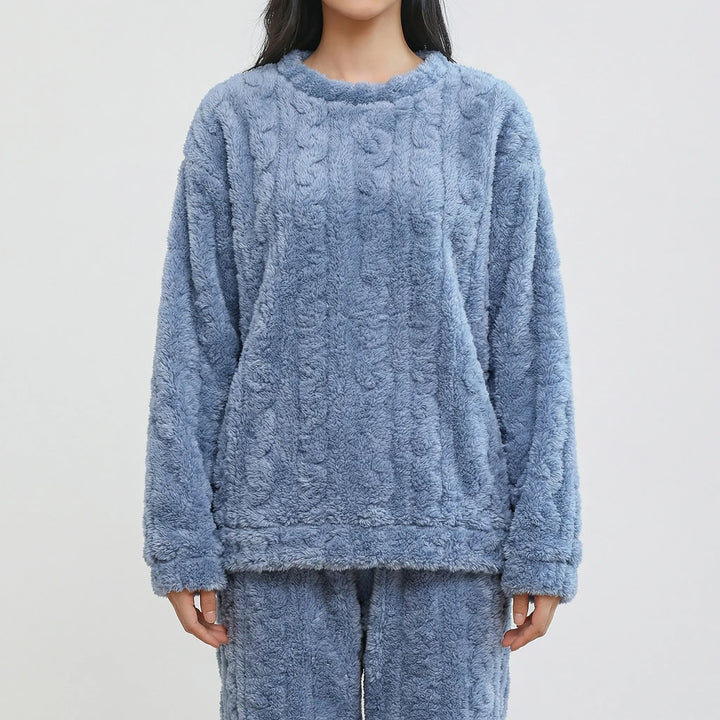 Snuglora - Matching Fleece Pullover Pajama Set