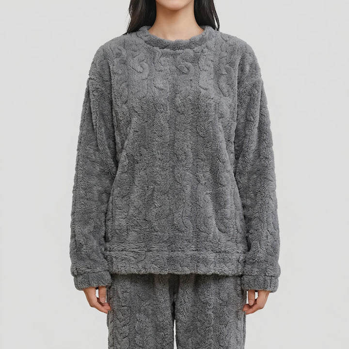 Snuglora - Matching Fleece Pullover Pajama Set