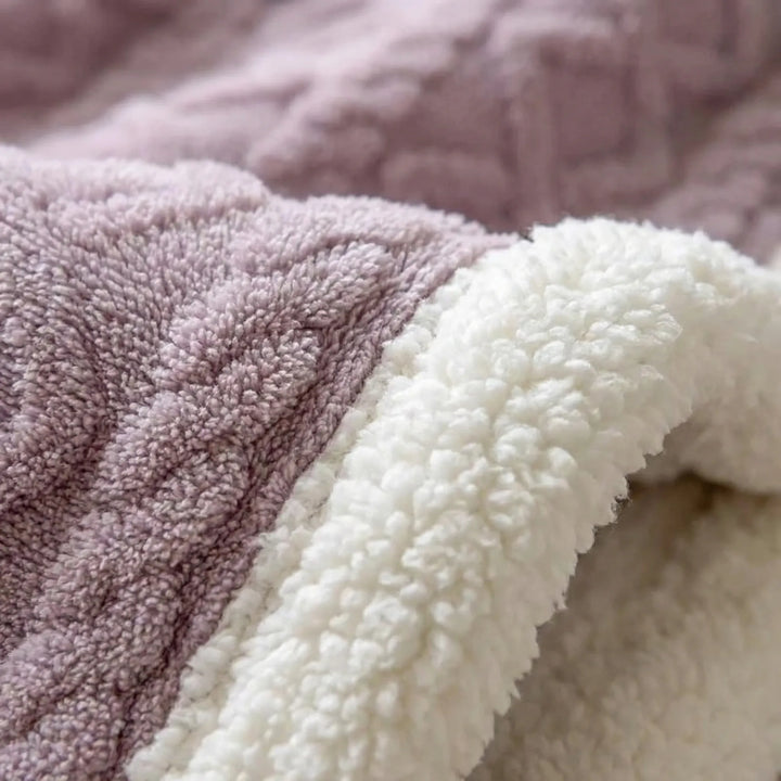 Snuvrex - Reversible Double-Sided Sherpa Throw Blanket