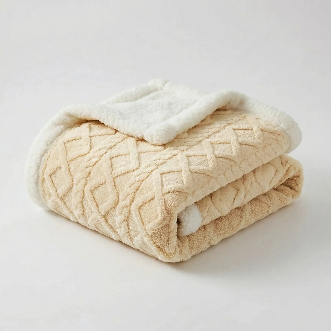 Snuvrex - Reversible Double-Sided Sherpa Throw Blanket