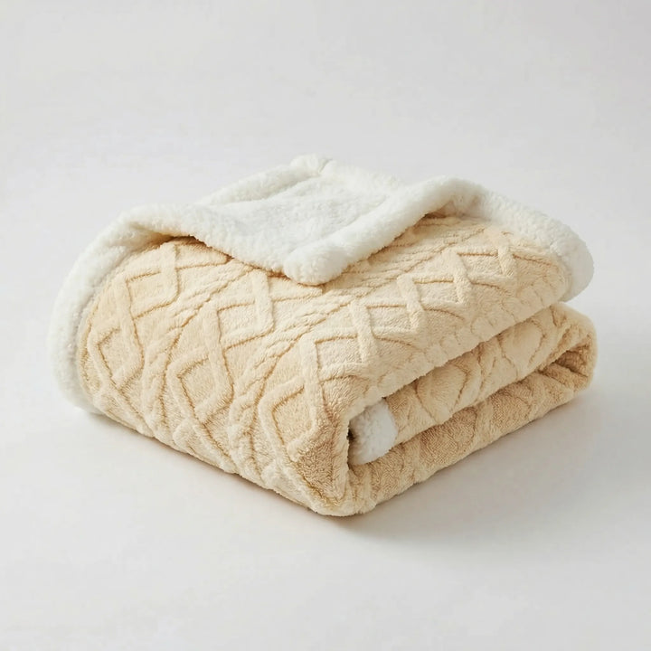 Snuvrex - Reversible Double-Sided Sherpa Throw Blanket