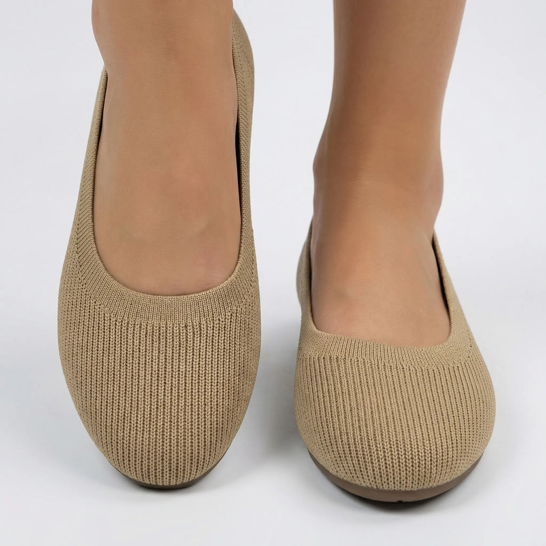 Softiva - Slip-On Knit Ballet Flat