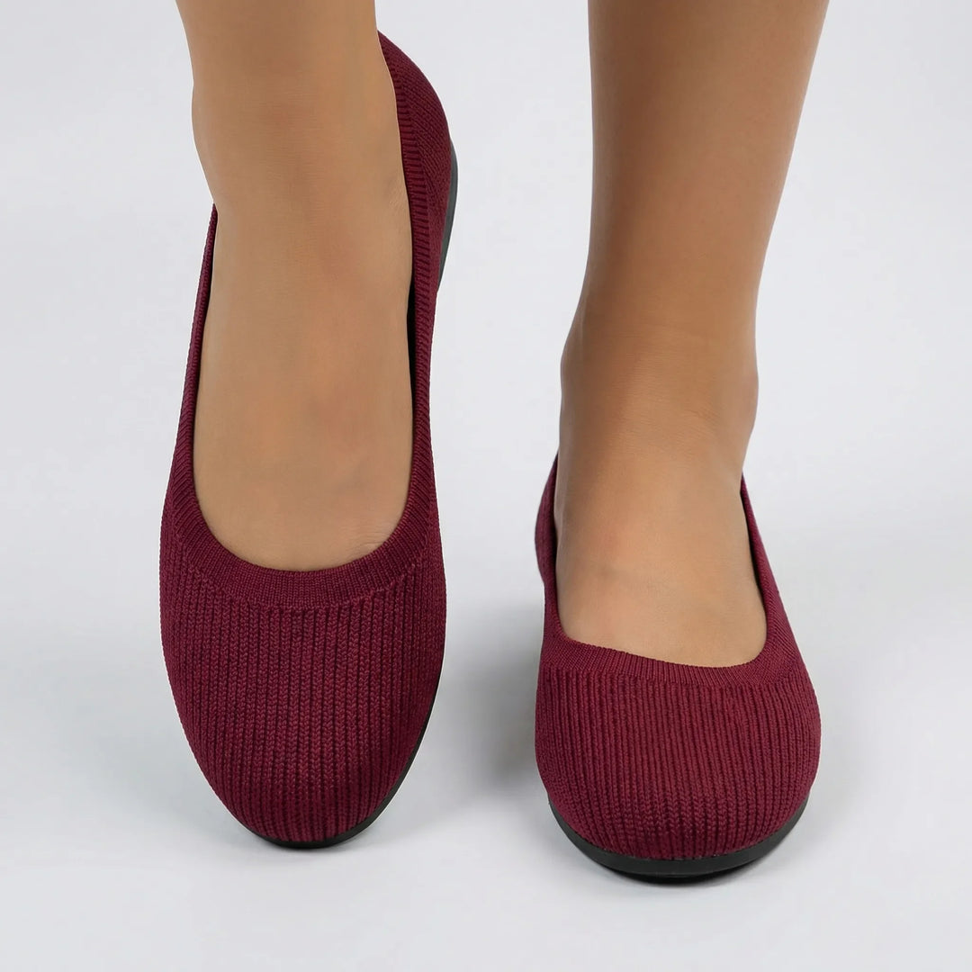 Softiva - Slip-On Knit Ballet Flat