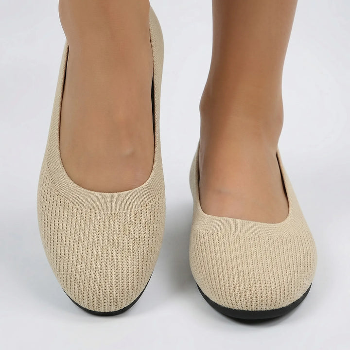 Softiva - Slip-On Knit Ballet Flat
