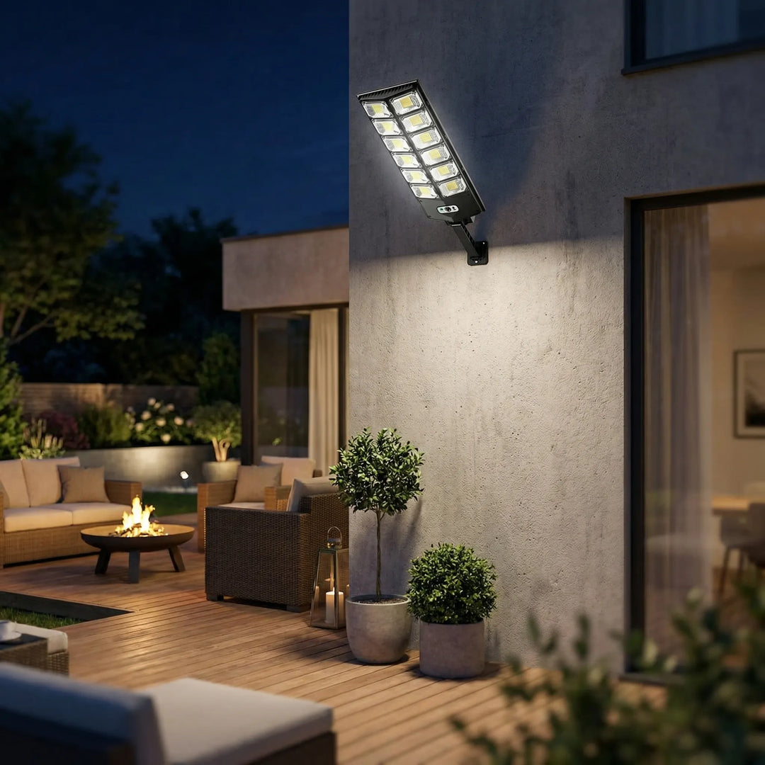 Solaruxe - Wall-Mount Outdoor Solar Street Light