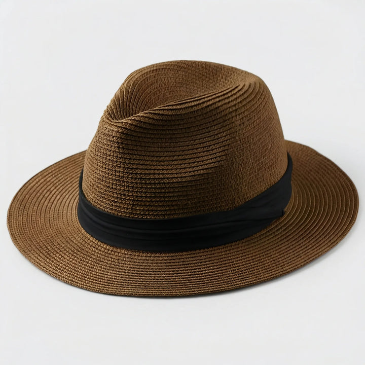 Solatra - Wide-Brim Fedora-Style Sun Hat