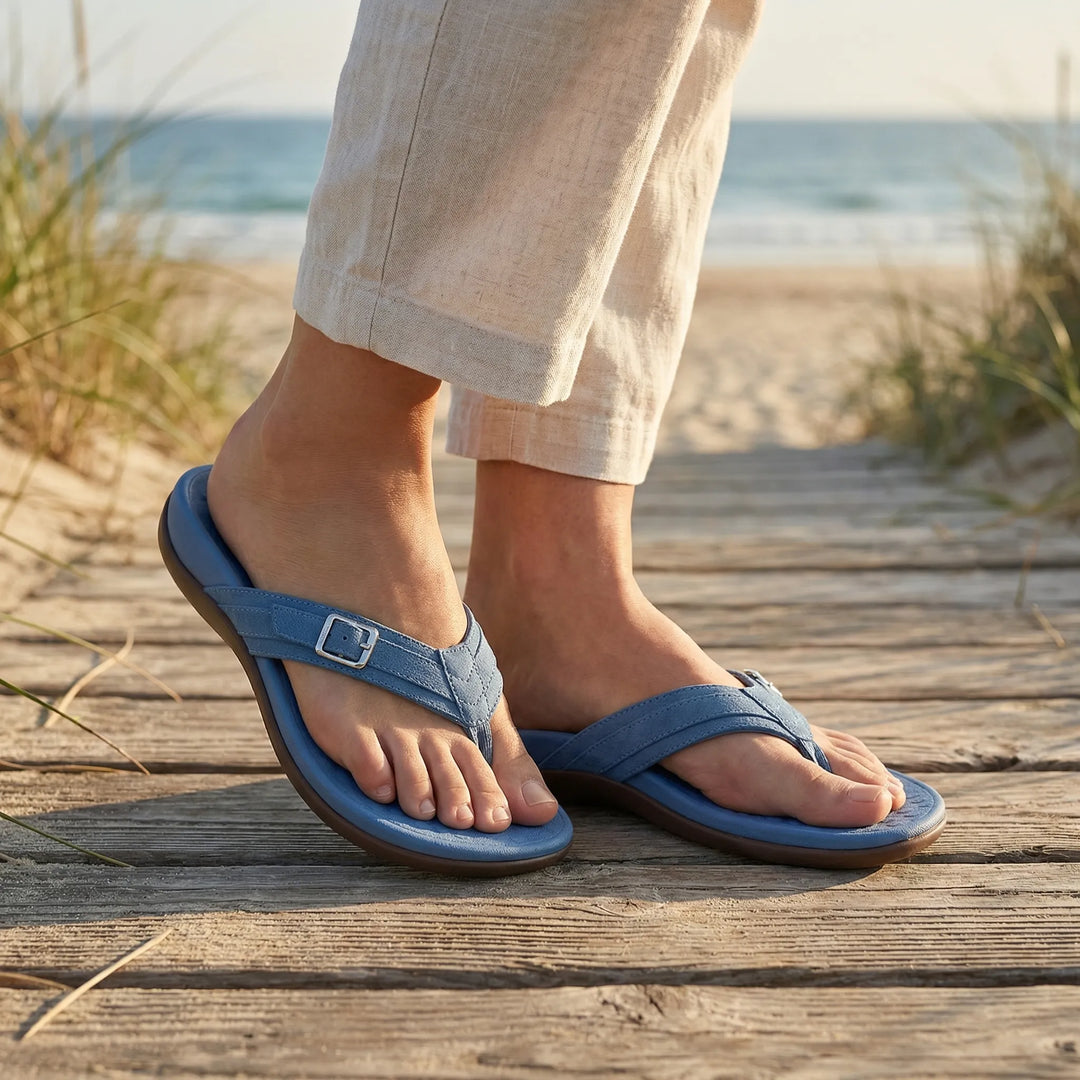 Solavex - Contoured Footbed Thong Sandal