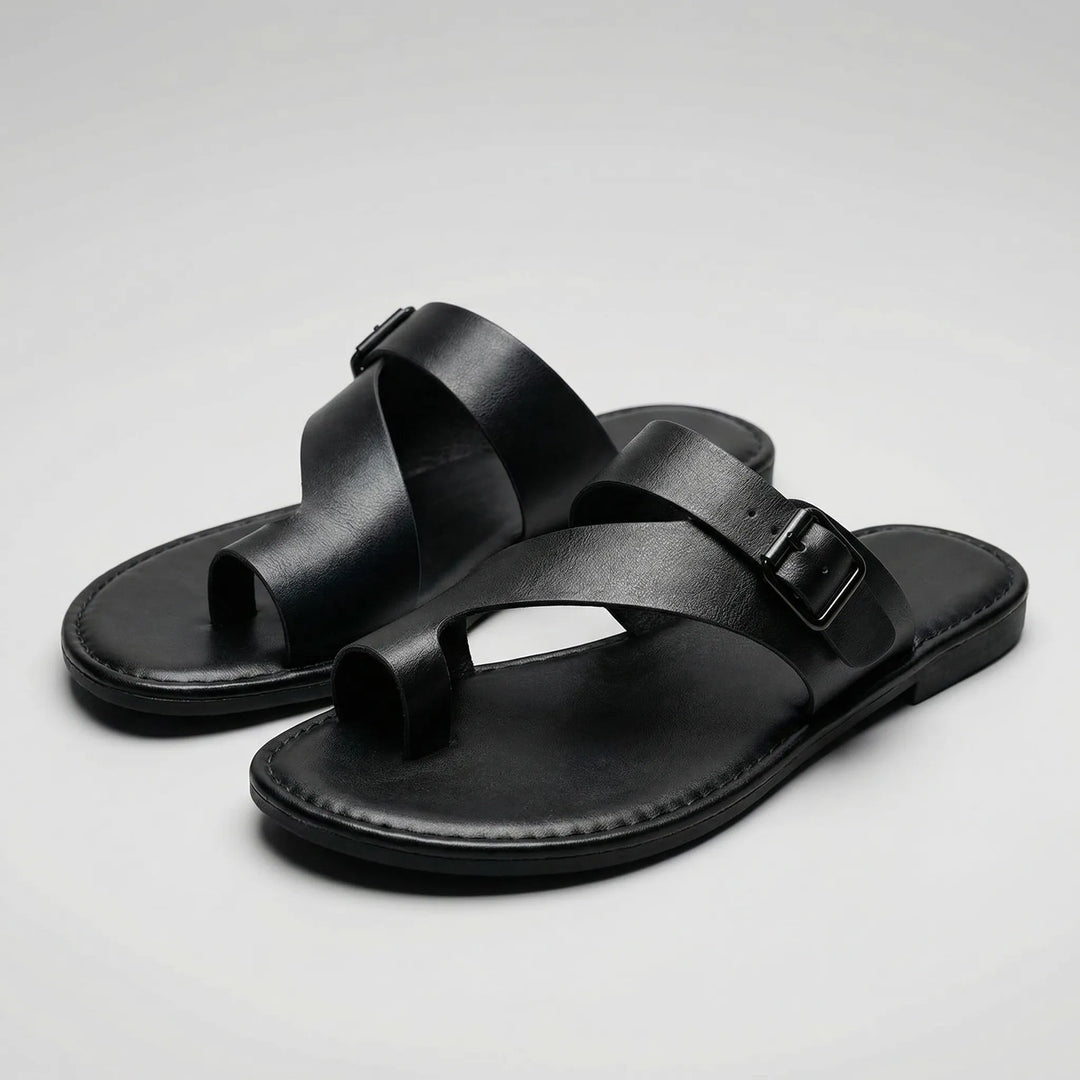 Soletta - Open-Toe Slip-On Sandal With Buckle
