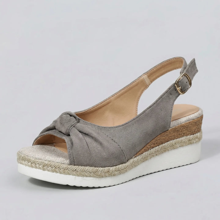 Soltressa - Open-Toe Crossover Strap Wedge Sandal