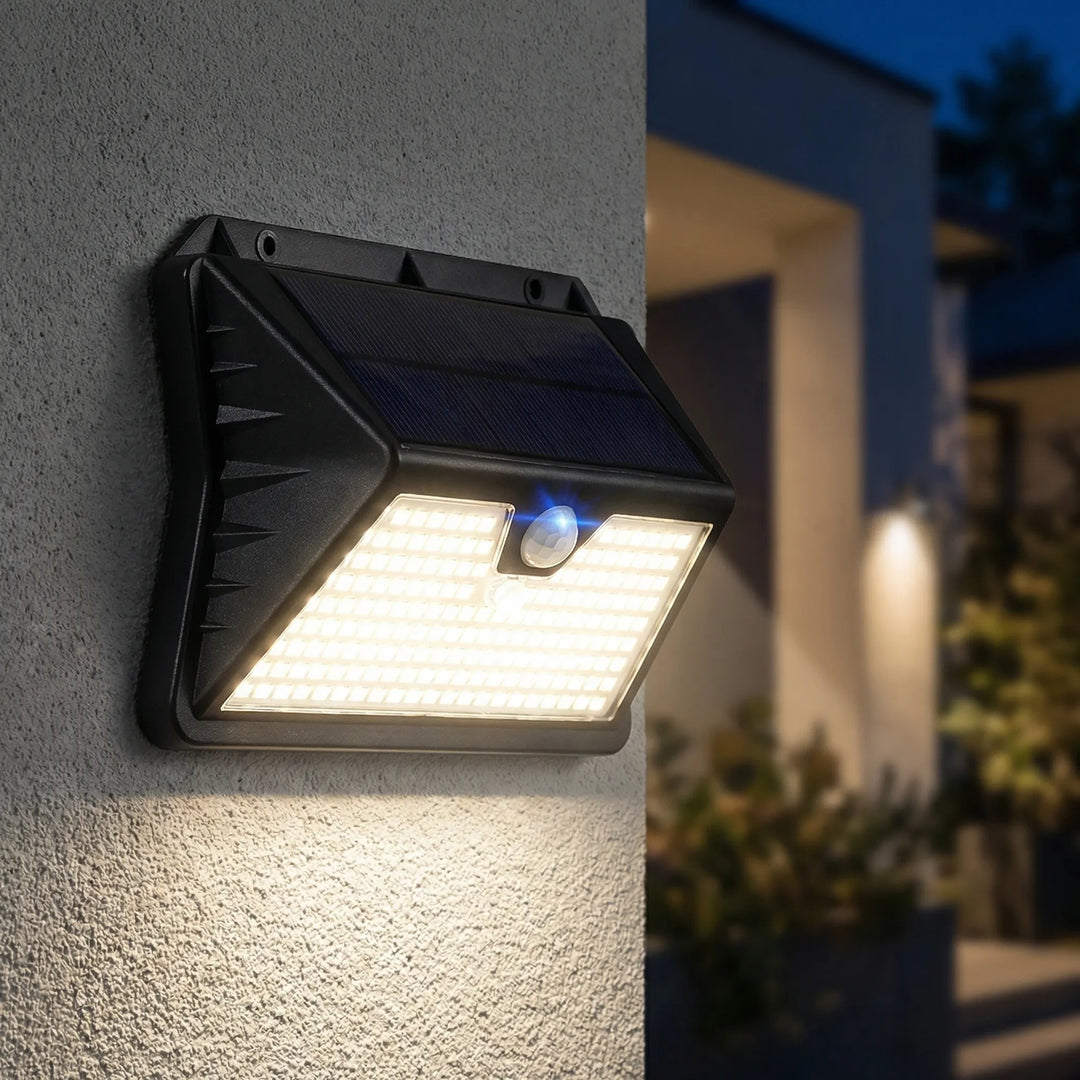 Soluxar - Solar-Powered Motion Sensor Wall Light