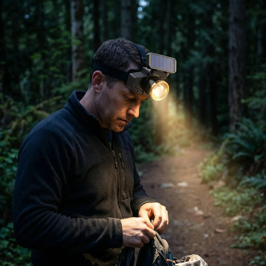 Soluxen - Solar-Powered Wearable Headlamp