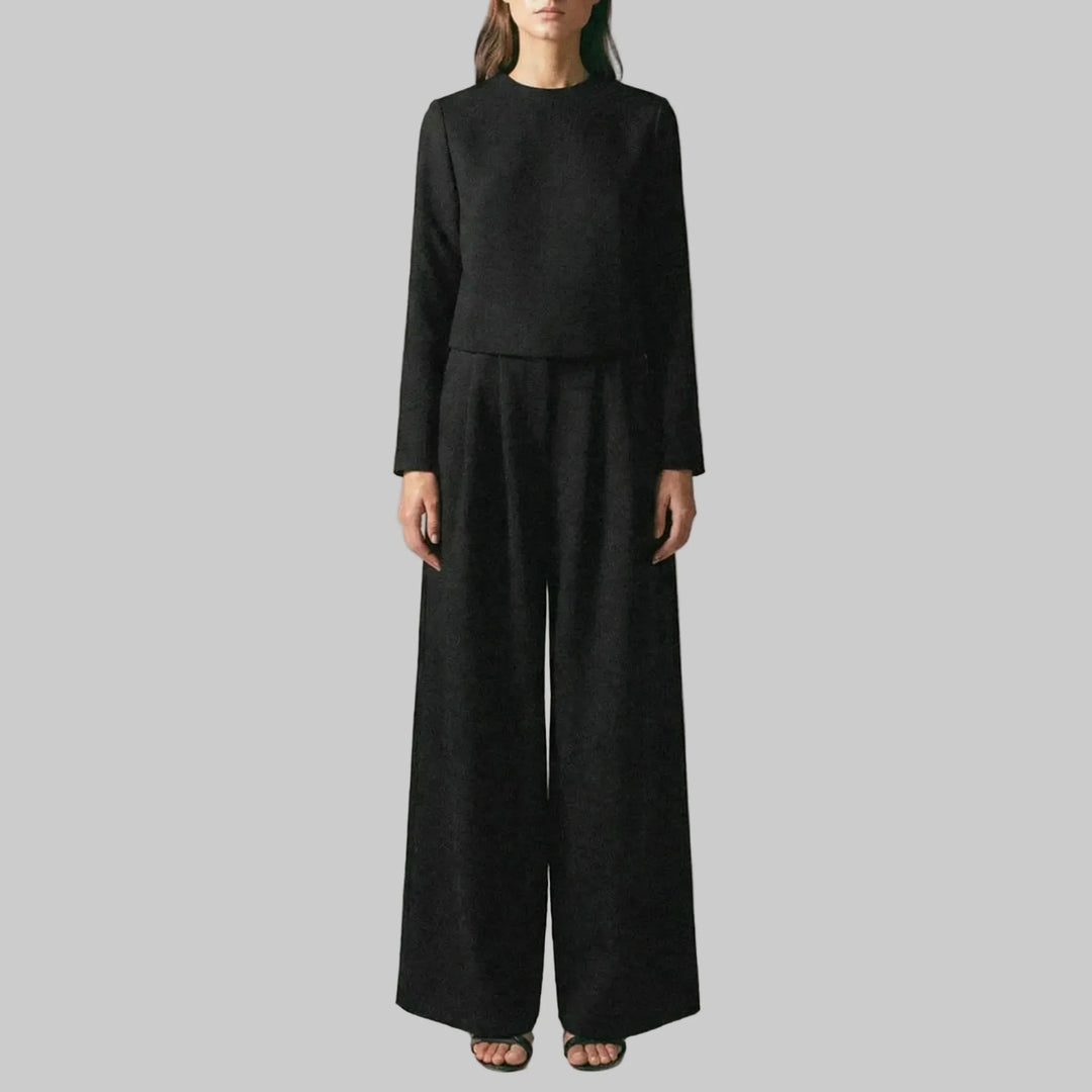 Sophane - Two-Piece Wide-Leg Trouser Set