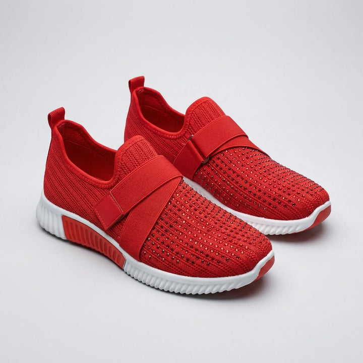 Sparkelle - Slip-On Sneaker With Rhinestone Detail