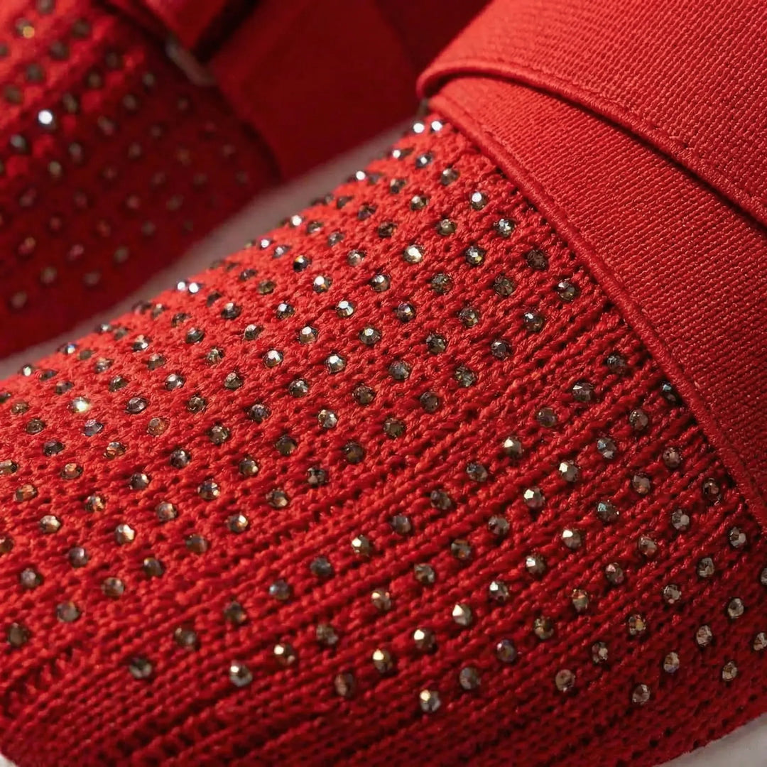Sparkelle - Slip-On Sneaker With Rhinestone Detail